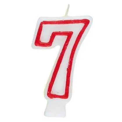 Number '7' Deluxe Birthday Candle - Party Expo