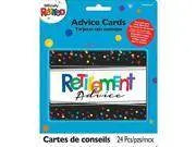 Officially Retired - Advice Cards - Party Expo