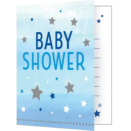 One Little Star Boy - Baby Shower Invitations (8ct) - Party Expo