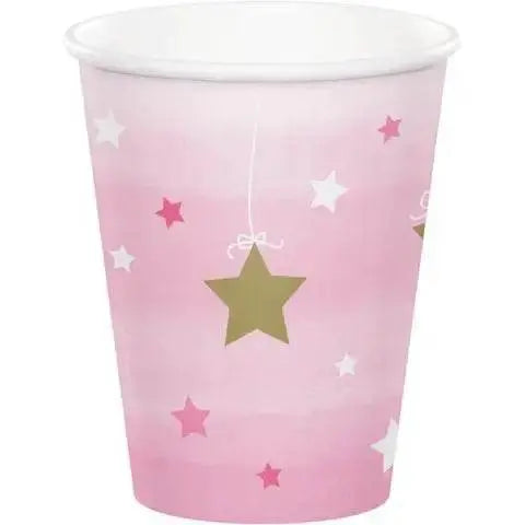 One Little Star Girl - 9oz Paper Cups (8ct) - Party Expo