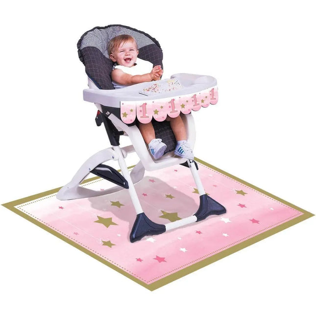 One Little Star Girl - High Chair Kit - Party Expo