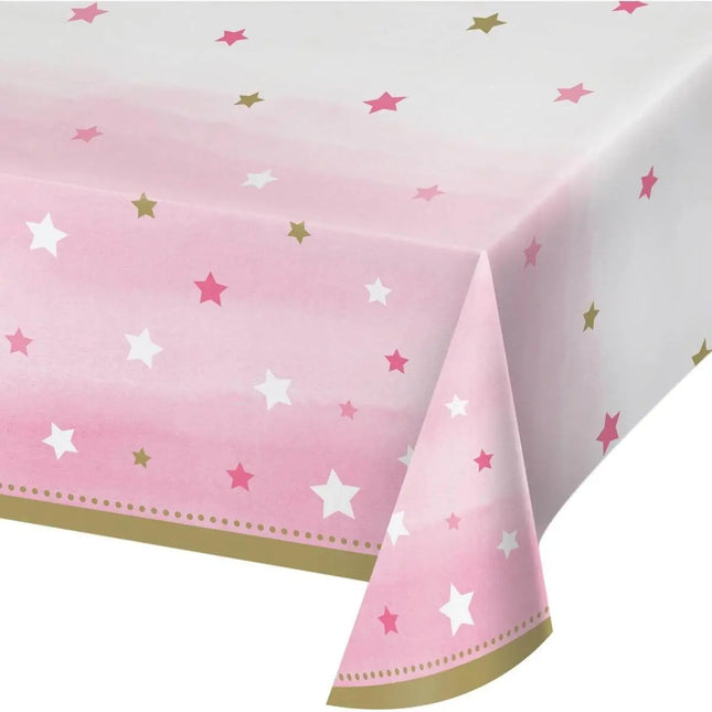 One Little Star Girl - Plastic Tablecover - Party Expo