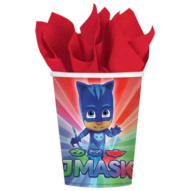 PJ Masks - 9oz Paper Cups (8ct) - Party Expo