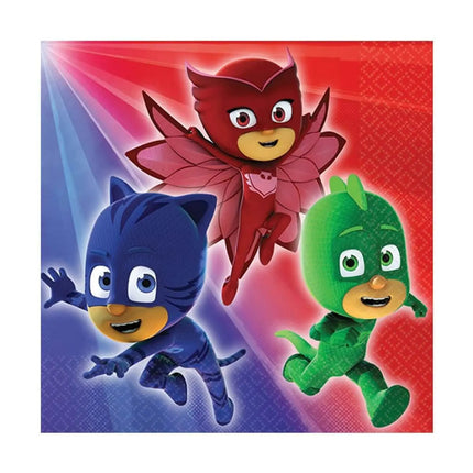 PJ Masks - Beverage Napkins (16ct) - Party Expo