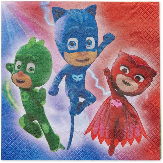 PJ Masks - Lunch Napkins (16ct) - Party Expo