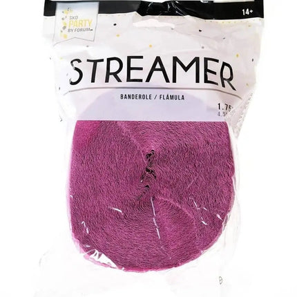 Paper Streamer - Black - Party Expo