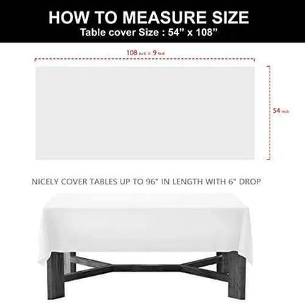 Party Essentials Heavy Duty Plastic Tablecover - Silver (54x108) - Party Expo
