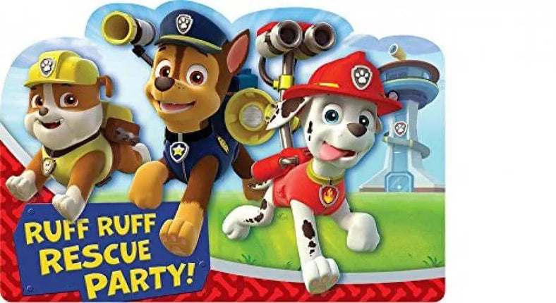 Paw Patrol - Invitations - Party Expo