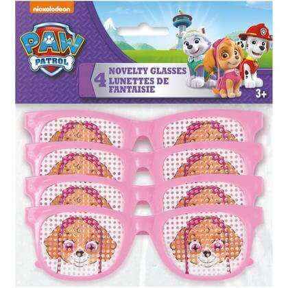 Paw Patrol - Skye Pink Birthday Glasses (4ct) Party Expo  