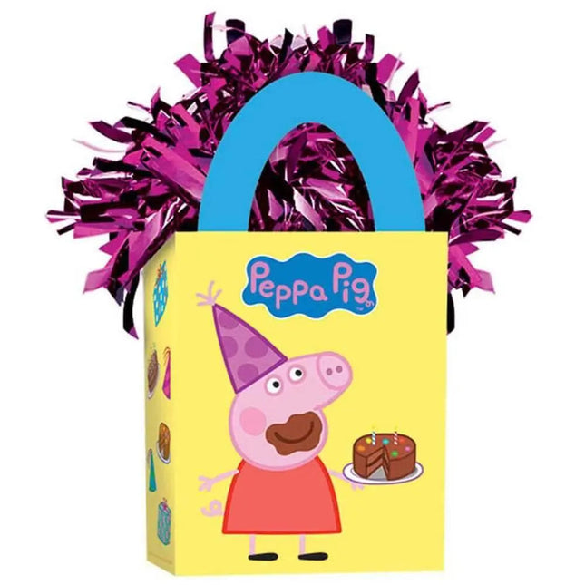 Peppa Pig Mini Tote Balloon Weight - Party Expo