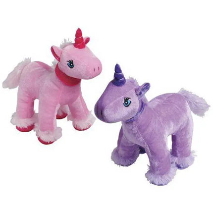 Pink & Purple Plush Unicorns (1 count) - Party Expo
