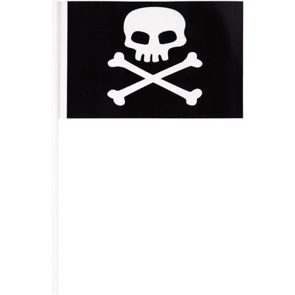 Pirates Map Plastic Pirate Flags - Party Expo