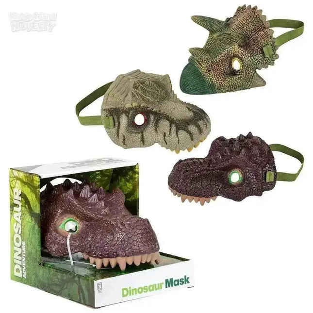 Plastic Dino Mask Party Expo  