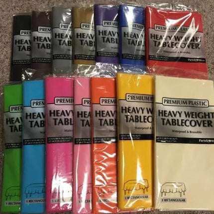 Plastic Table Cover - Pink 54 X 108 - Party Expo