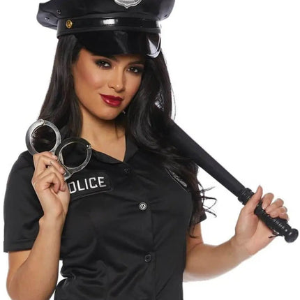Police Accessory Kit [Police Hat, Baton & Handcuffs] (3pcs) - Party Expo