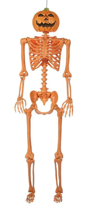 Pumpkin Head Skeleton Orange 60" Party Expo  