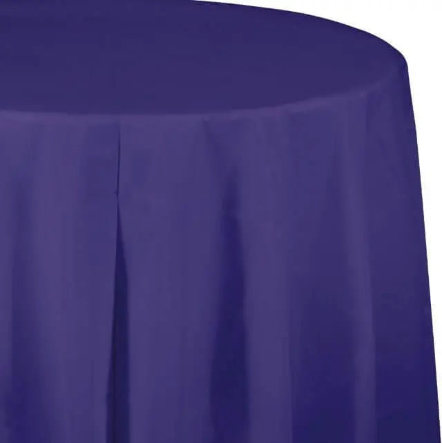 Purple Octy Round Table Cover 82" Party Expo  