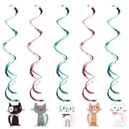 Purr-Fect Party Foil Dizzy Dangler - Party Expo
