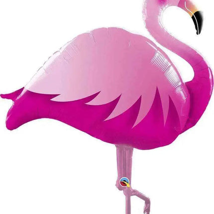 Qualatex - 46" Pink Flamingo Shaped Mylar Balloon - SS30 Party Expo  