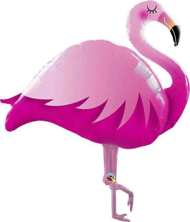 Qualatex - 46" Pink Flamingo Shaped Mylar Balloon - SS30 Party Expo  