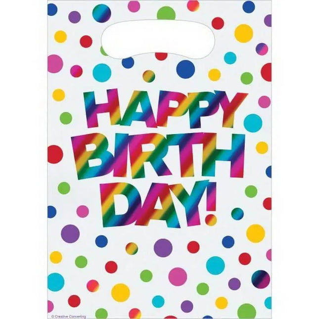 Rainbow Foil Loot Bag - Party Expo