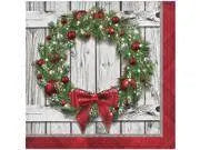 Rustic Wreath Beverage Napkins - Party Expo