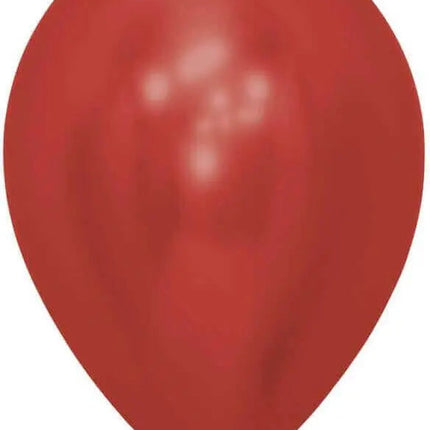 Sempertex - 11" Reflex Crystal Red Latex Balloons (50pcs) Party Expo  
