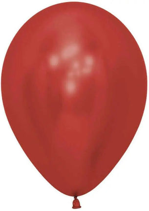 Sempertex - 11" Reflex Crystal Red Latex Balloons (50pcs) Party Expo  