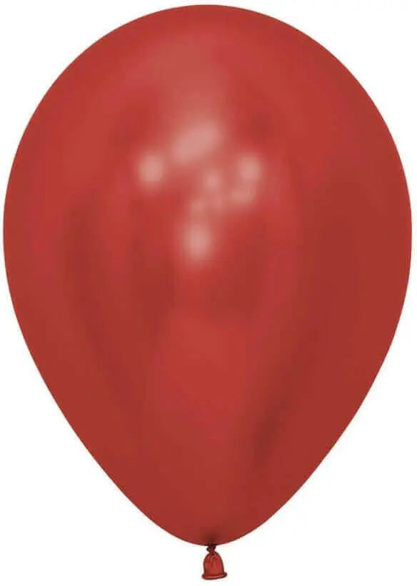 Sempertex - 11" Reflex Crystal Red Latex Balloons (50pcs) Party Expo  