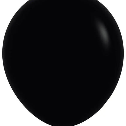 Sempertex - 18" Fashion Black Latex Balloons (25pcs) Party Expo  