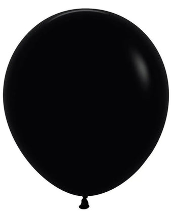 Sempertex - 18" Fashion Black Latex Balloons (25pcs) Party Expo  