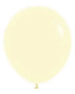 Sempertex - 18" Pastel Matte Yellow Latex Balloons (25 Count) Party Expo  