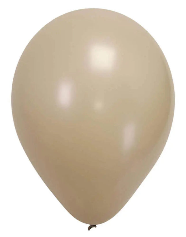 Sempertex - 18" White Sand Latex Balloons (25pcs) Party Expo  