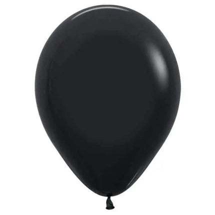 Sempertex - 5" Deluxe Black Latex Balloons (100pcs) Party Expo  