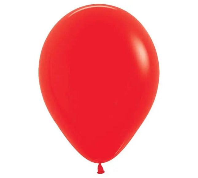 Sempertex - 5" Fashion Red Latex Balloons (100pcs) Party Expo  