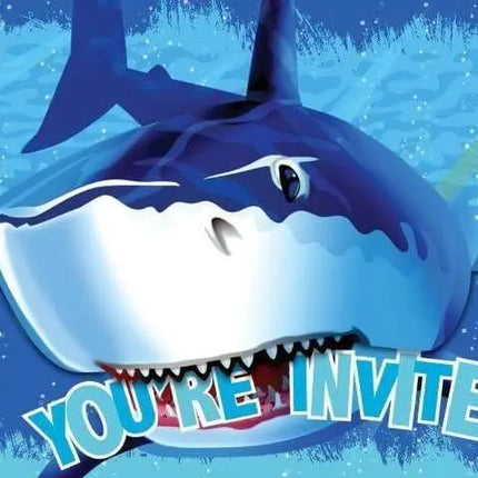 Shark Splash Invitations - Party Expo