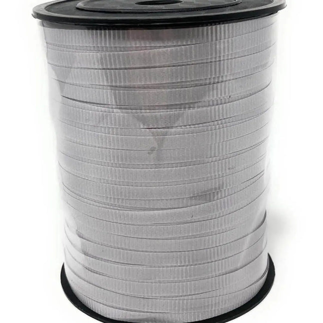 Silver Balloon Ribbon (500yd) - Party Expo
