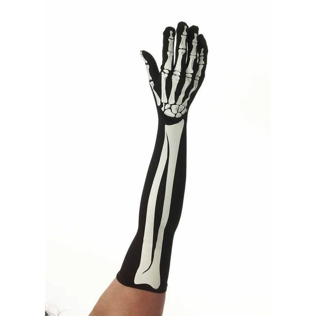 Skeleton Long Gloves - Party Expo