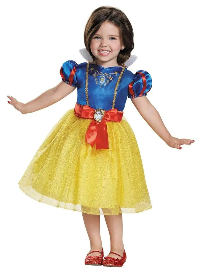 Snow White Classic Costume - Toddlers (3T - 4T) - Party Expo