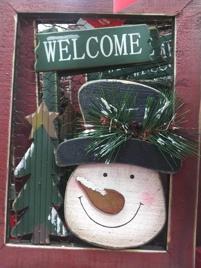Snowman or Santa Hanging Plaque (1 each] - Party Expo