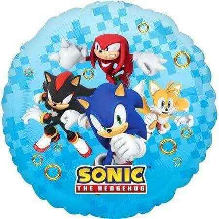 Sonic the Hedgehog - 18" Blue Mylar Balloon #444 Party Expo  