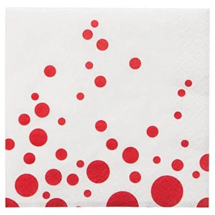 Sparkle & Shine Ruby Beverage Napkins - Party Expo