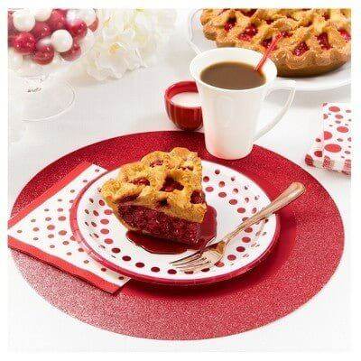 Sparkle & Shine Ruby Lunch Napkins - Party Expo