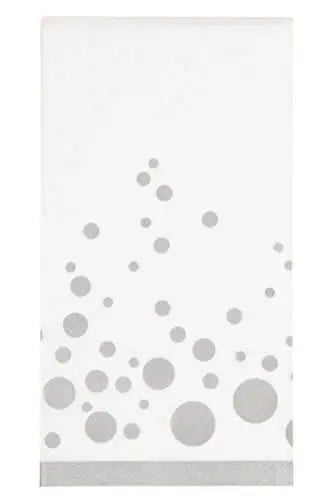 Sparkle & Shine Silver Guest Towel - Party Expo