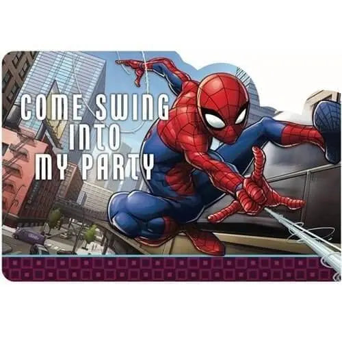 Spiderman - Birthday Party Invitations - Party Expo