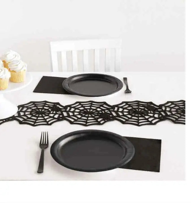 Spiderweb Felt Table Runner - Party Expo