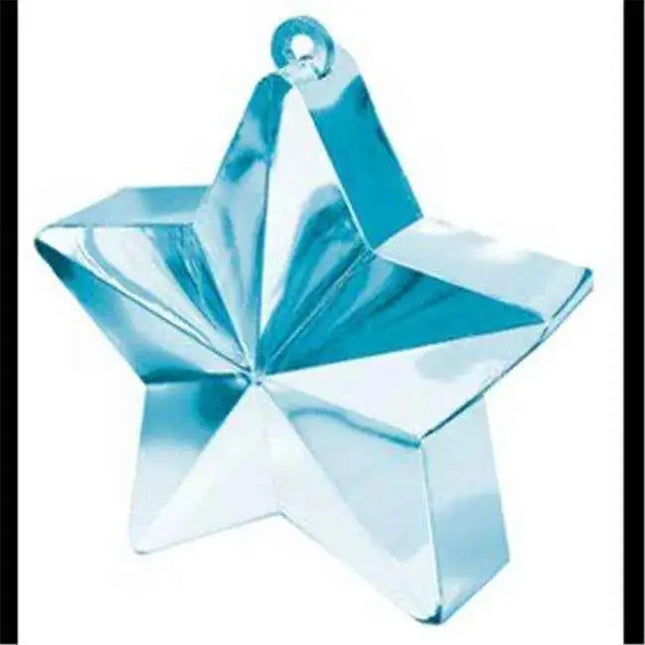 Star Shaped Balloon Weight - Light Blue Party Expo  