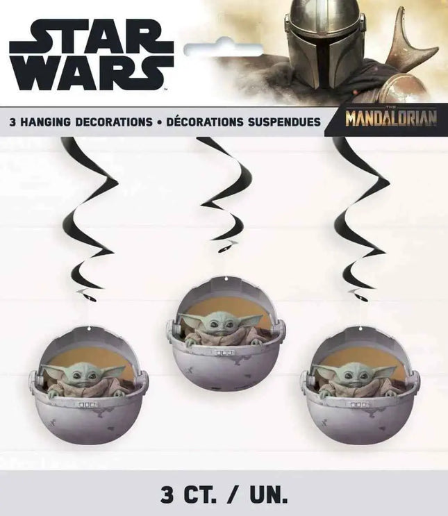 Star Wars - Mandalorian Hanging Decorations (3ct) Party Expo  