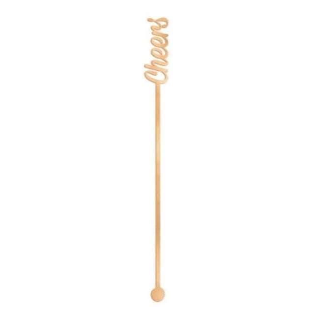 Stirrers-Cheers - Rose Gold - Party Expo