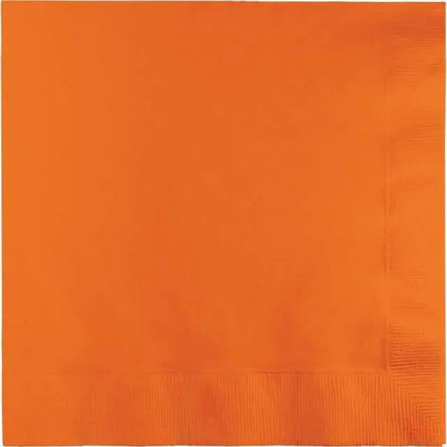 Sunkissed Orange Lunch Napkins (50ct) - Party Expo